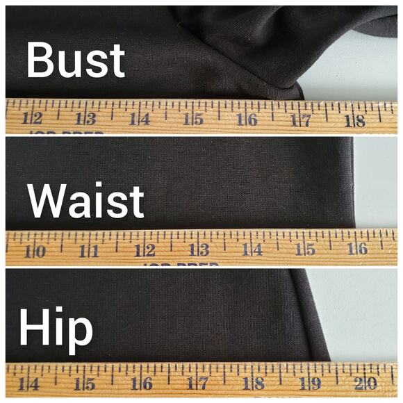 Muse Black Ivory Ponte Knit Dress 8 Shift Modern Minimal Career Corporate Chic - Picture 7 of 10